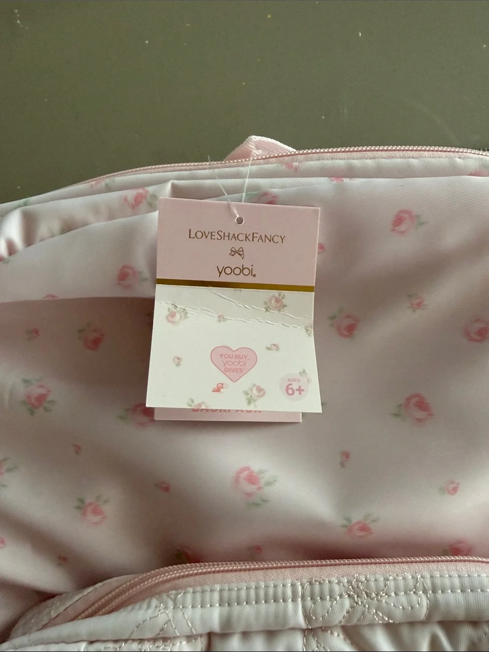 LoveShackFancy x Target Pink Floral Backpack